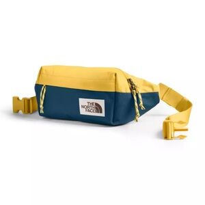 The North Face Two-Tone Yellow and Blue Belt Bag